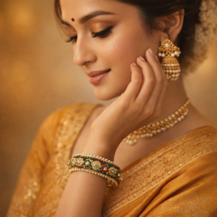 Traditional Multicolor Kundan Bangle for Women | Premium Ethnic Jewellery